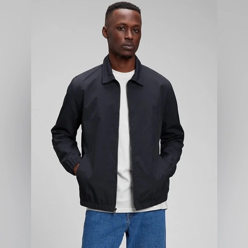 Vintage Banana Republic Black Lightweight Windbreaker XXL